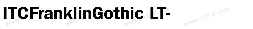 ITCFranklinGothic LT字体转换
